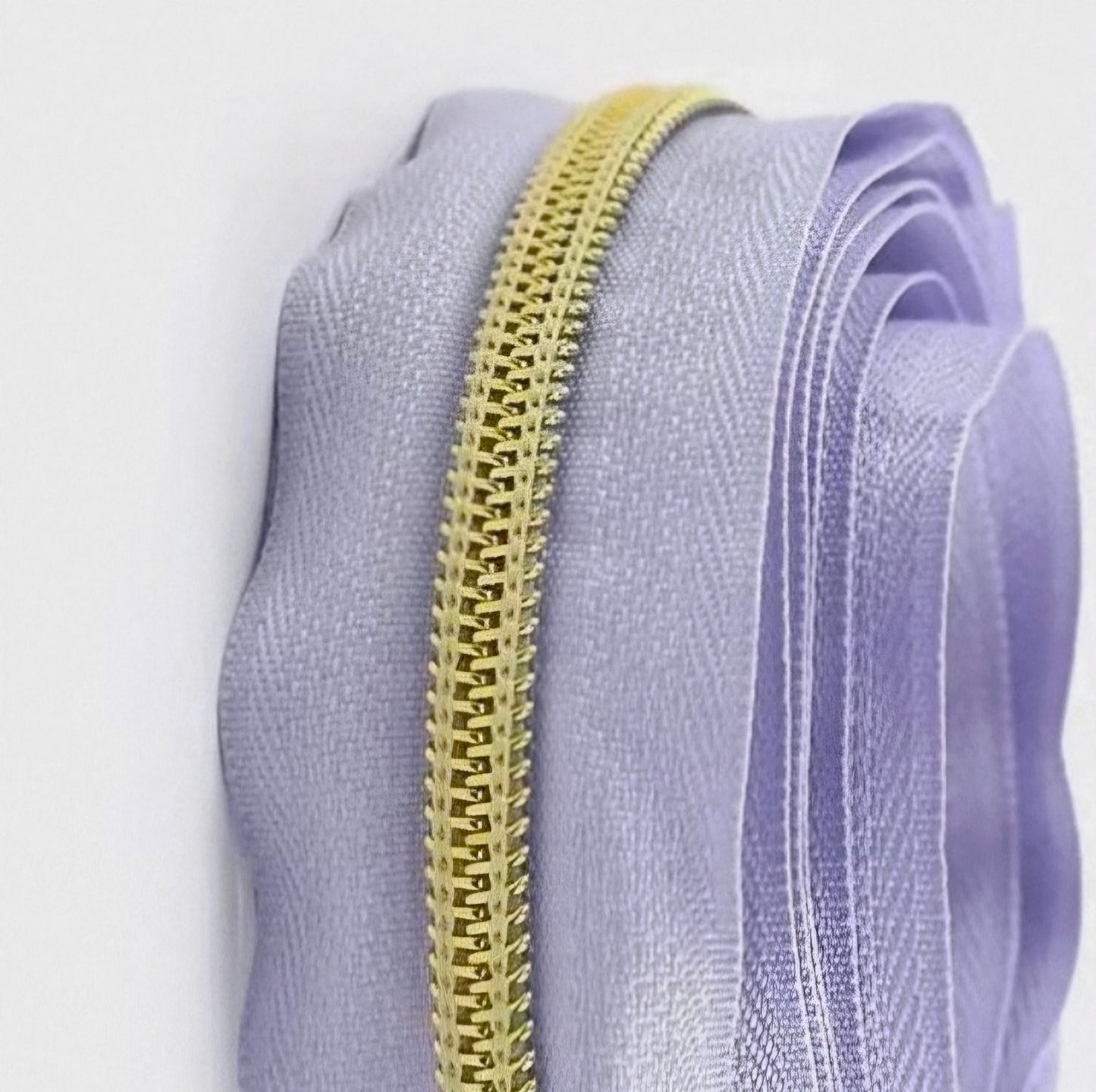 Endless zippers Light Gold