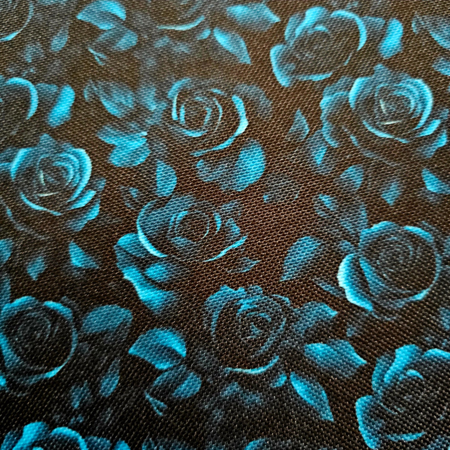Wasserabweisender Canvas/Oxford, Dark Roses