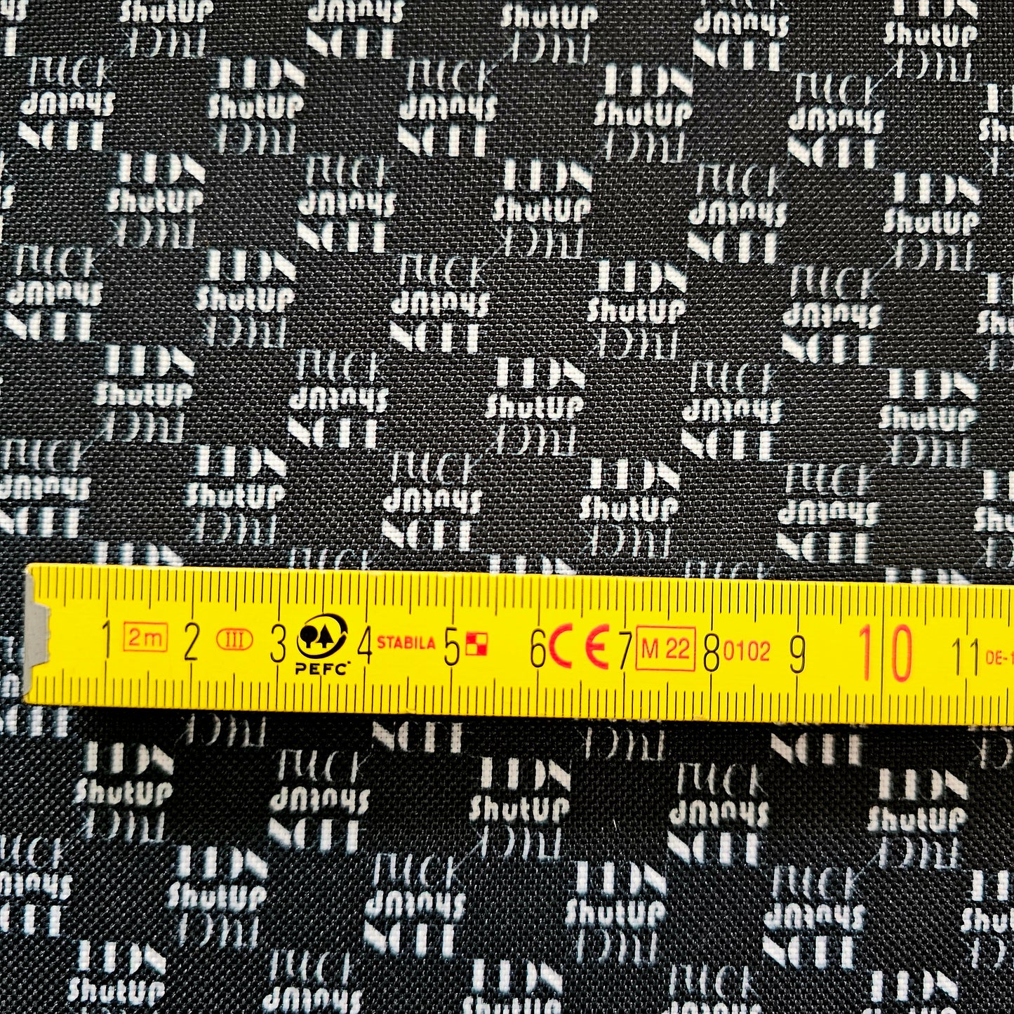 Wasserabweisender Canvas/Oxford, Statement Karo