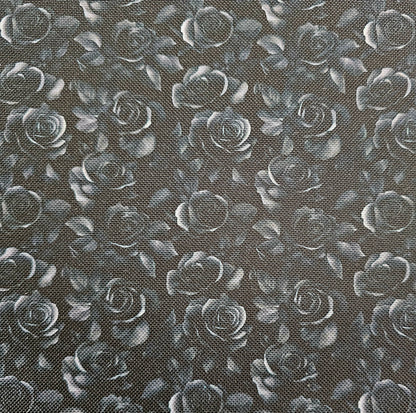 Wasserabweisender Canvas/Oxford, Dark Roses