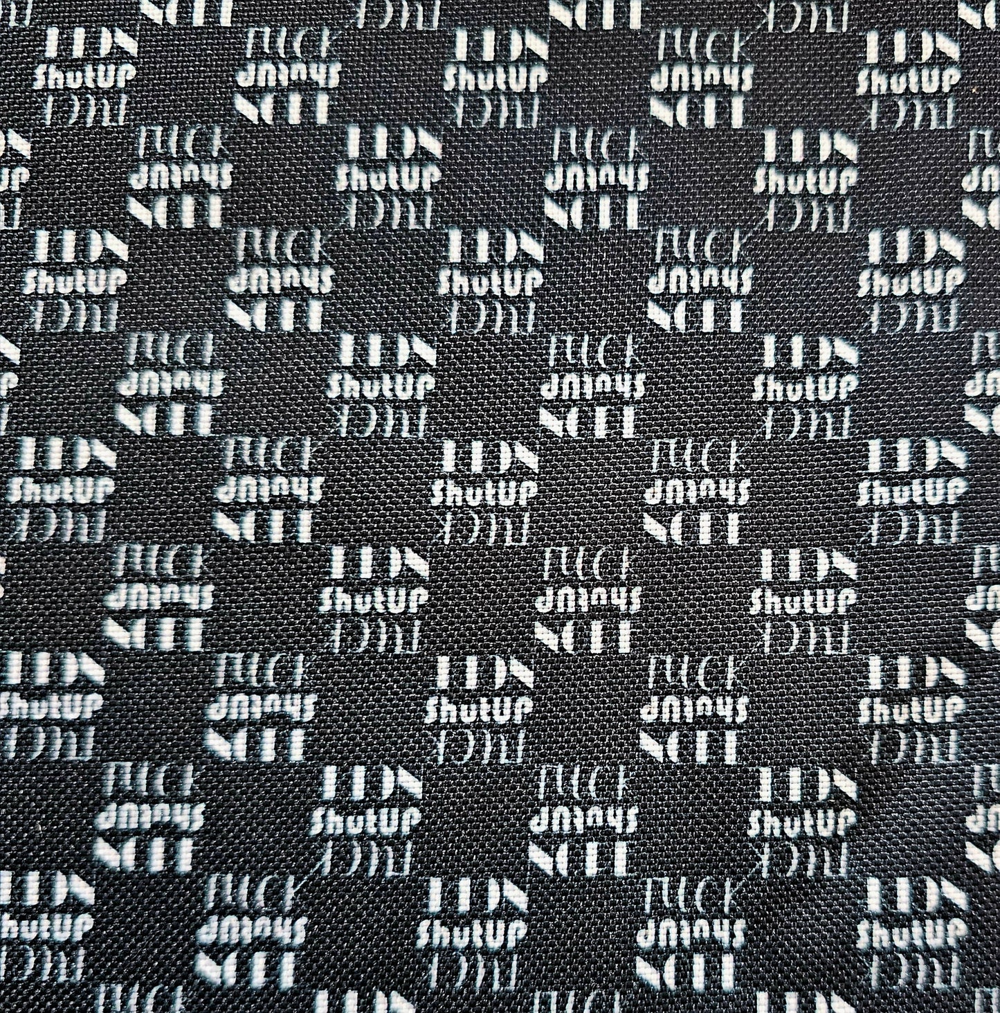 Wasserabweisender Canvas/Oxford, Statement Karo