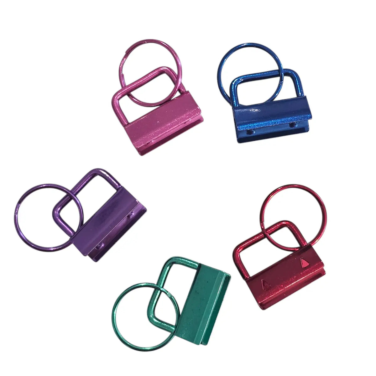 Schlüsselbandrohlinge metallic Farben | Key Fob | für 25mm