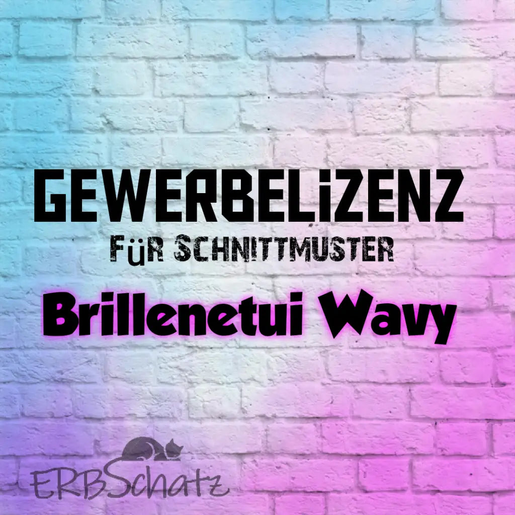 Schnittmuster Erbschatz Brillenetui Wavy (inkl. Video