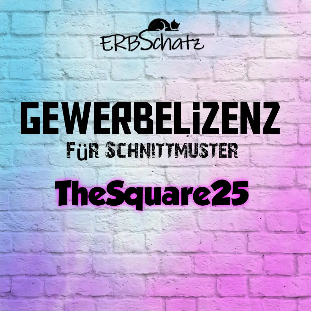 Schnittmuster Erbschatz TheSquare25 (inkl. Video