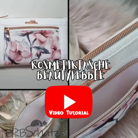 Schnittmuster Kosmetiktasche BeautyPebble (inkl. Video