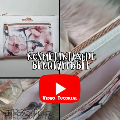 Schnittmuster Kosmetiktasche BeautyPebble (inkl. Video