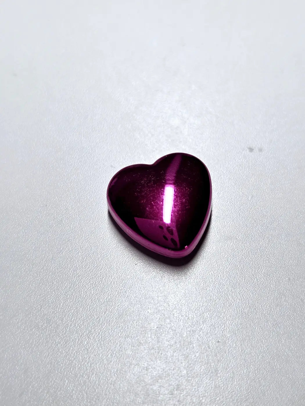 Schraubnieten Herz 10mm Silber