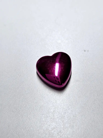 Schraubnieten Herz 10mm Silber