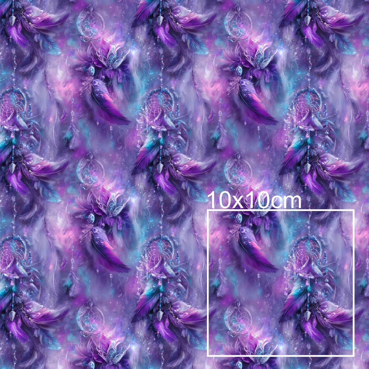 Kunstleder Boho Purple | 50x130 cm