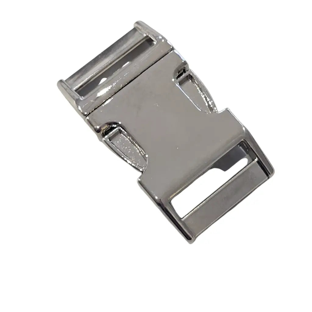 Steckschnallen Metall | Bruchlast 200 kg | 25mm Silber