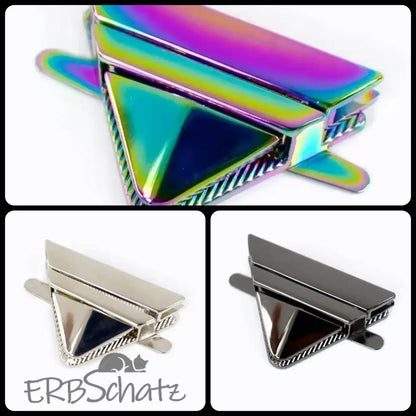 Taschen Steckverschluss Dreieck