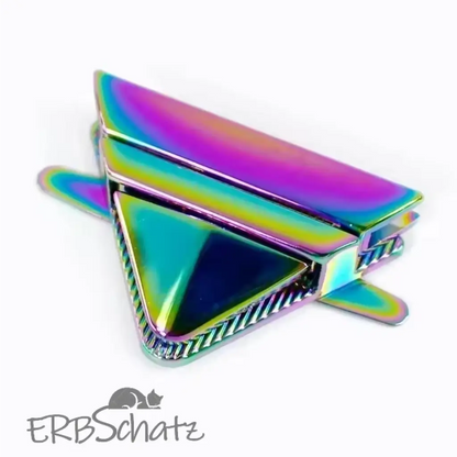 Taschen Steckverschluss Dreieck - Rainbow