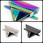Taschen Steckverschluss Dreieck Rainbow