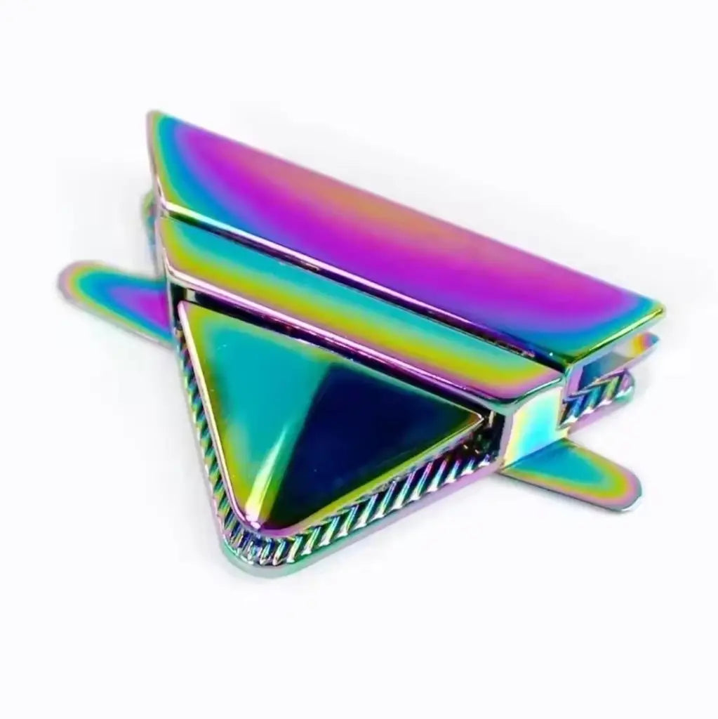 Taschen Steckverschluss Dreieck Rainbow