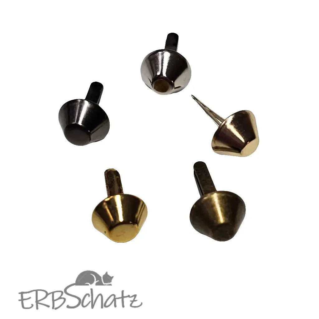 Taschenfüße Farbauswahl 12mm Gelbgold