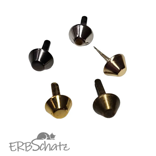Taschenfüße Farbauswahl 12mm Gelbgold