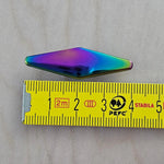 Taschenverschlüsse Druckknopf Rautenform Rainbow