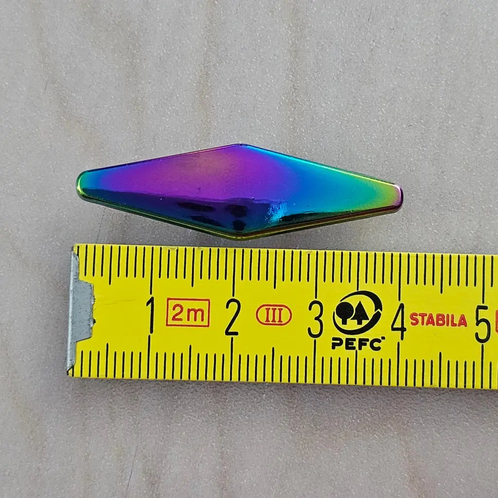 Taschenverschlüsse Druckknopf Rautenform Rainbow