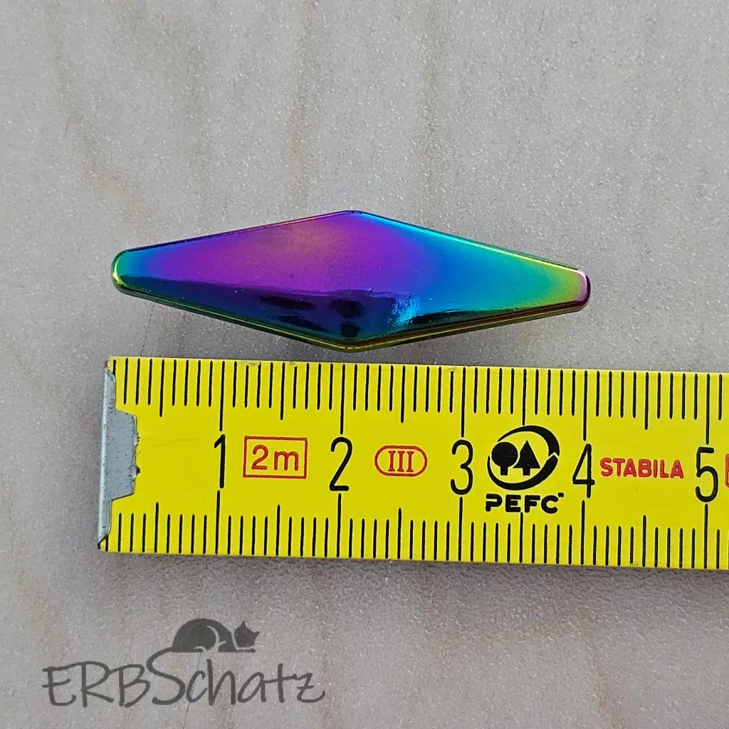 Taschenverschlüsse Druckknopf Rautenform Rainbow