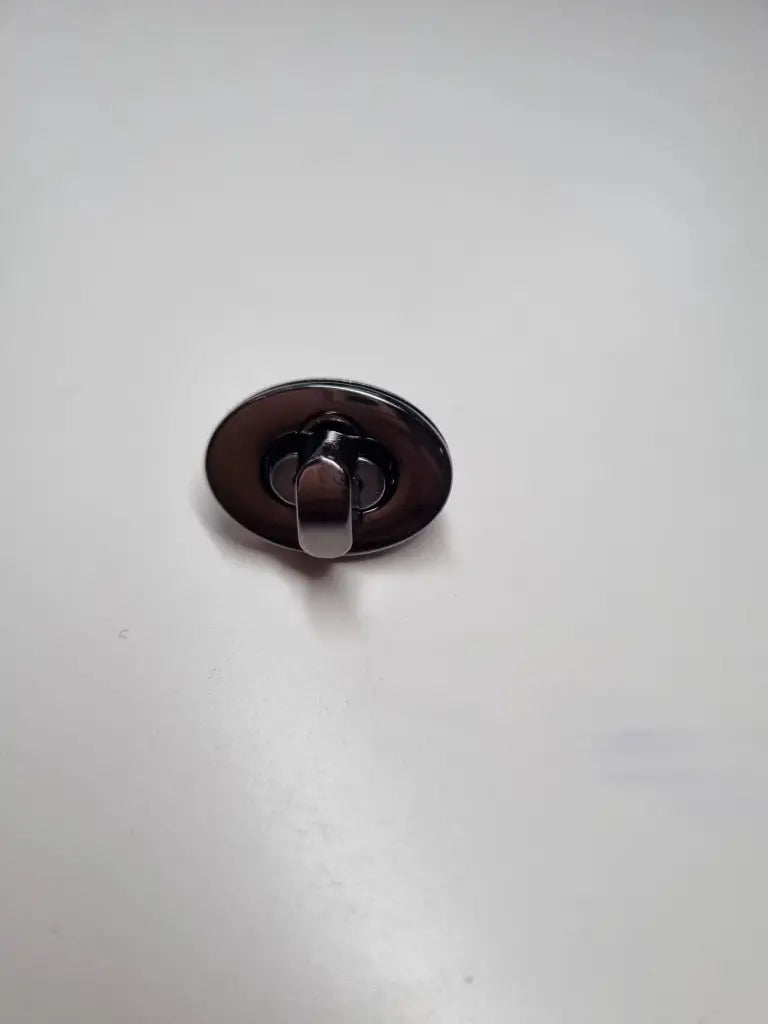 Taschenverschlüsse ovale Form Drehverschluß Gun Metal