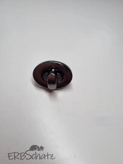 Taschenverschlüsse ovale Form Drehverschluß Gun Metal