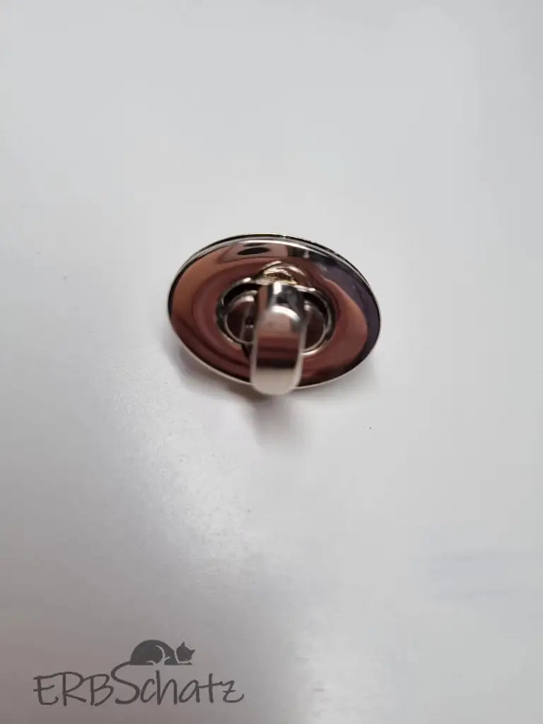 Taschenverschlüsse ovale Form Drehverschluß Gun Metal