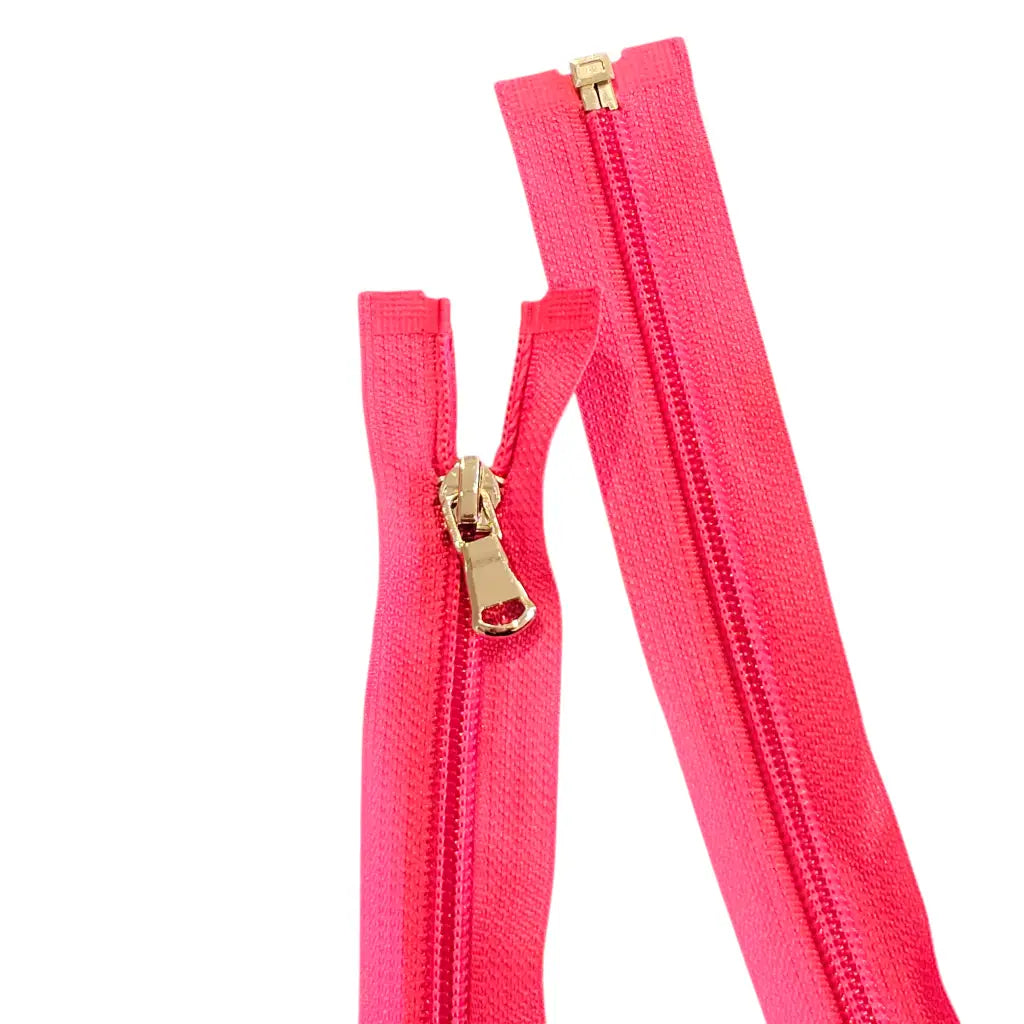 Teilbare Reißverschlüsse Silber Zip | 60 cm | 80