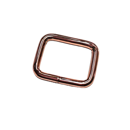 Vierkant-Ringe Farbauswahl für 25mm Gurtband Rainbow