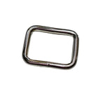 Vierkant-Ringe Farbauswahl für 25mm Gurtband Rainbow