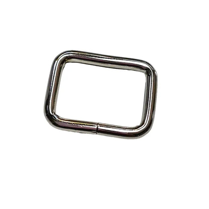 Vierkant-Ringe Farbauswahl für 25mm Gurtband Rainbow