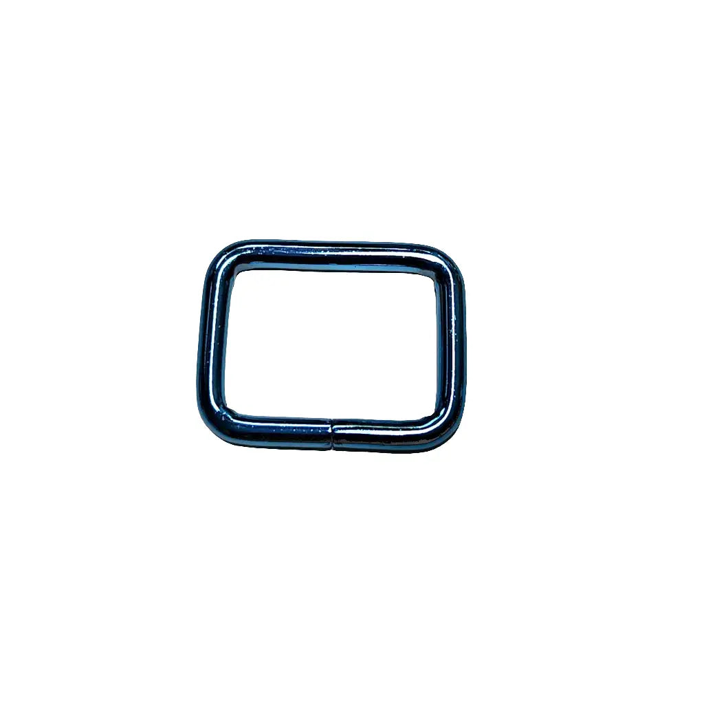 Vierkant-Ringe Metallic Colours für 25mm Gurtband Pink