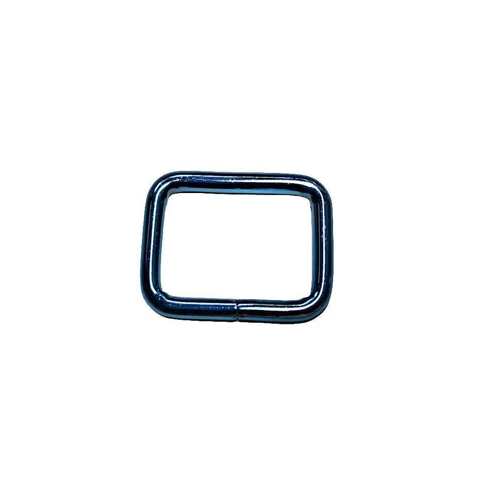 Vierkant-Ringe Metallic Colours für 25mm Gurtband Pink