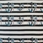 Wasserabweisender Canvas/Oxford Anker Stripes Kombi | 0,5m