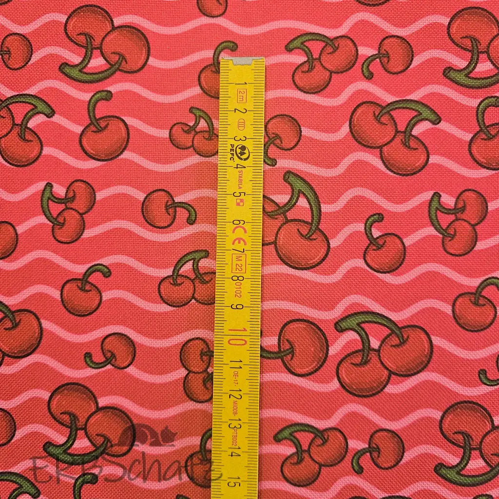Wasserabweisender Canvas/Oxford | Cherry Vibes | 0,5m