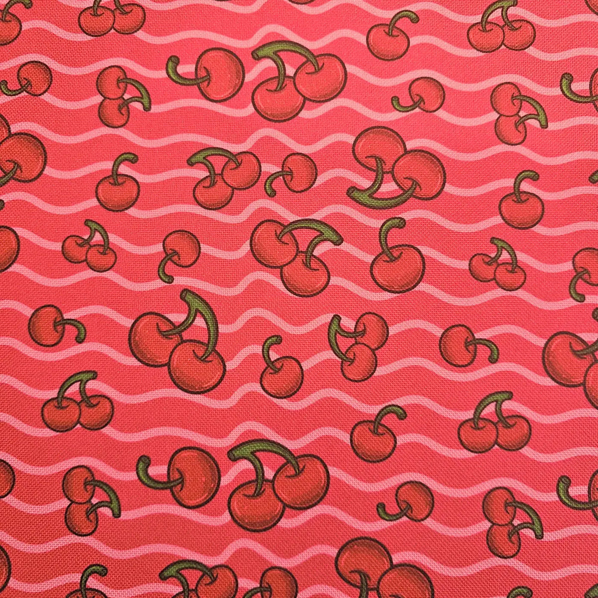Wasserabweisender Canvas/Oxford | Cherry Vibes | 0,5m