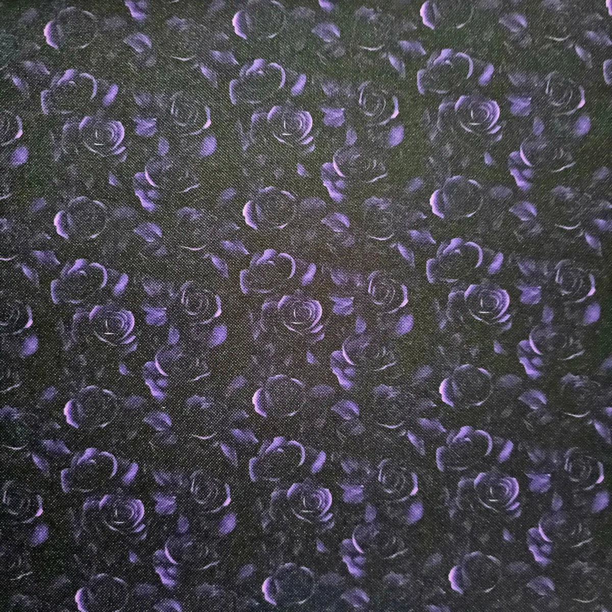 Wasserabweisender Canvas/Oxford Dark Roses | 0,5m