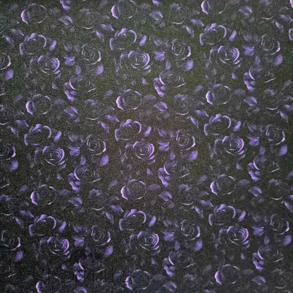 Wasserabweisender Canvas/Oxford Dark Roses | 0,5m