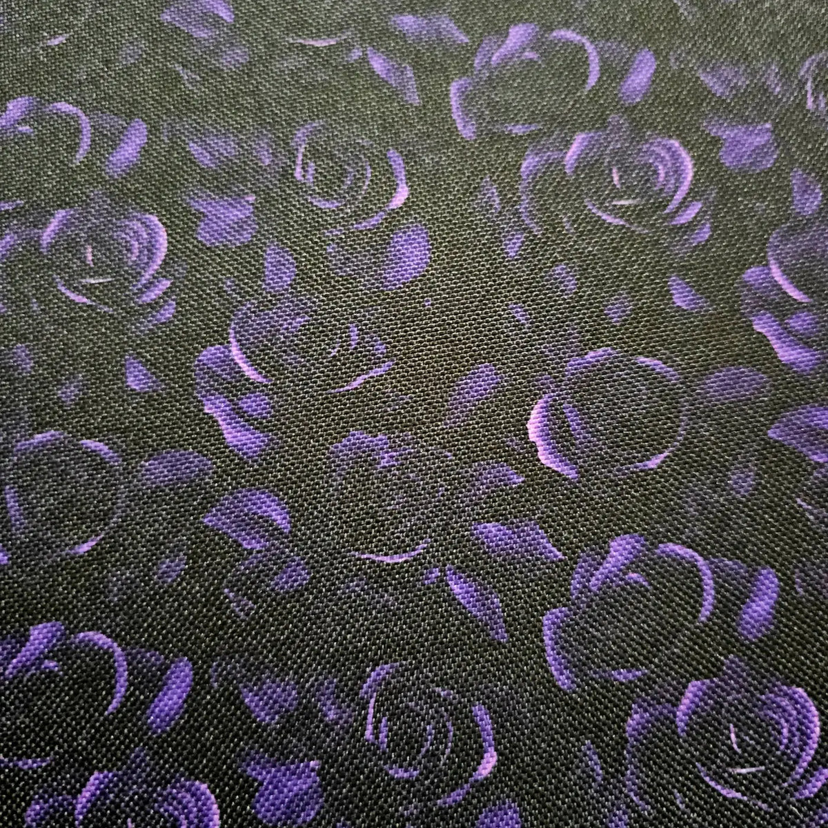 Wasserabweisender Canvas/Oxford Dark Roses | 0,5m