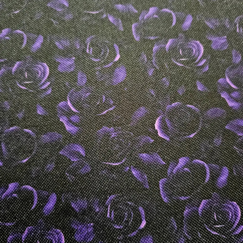 Wasserabweisender Canvas/Oxford Dark Roses | 0,5m