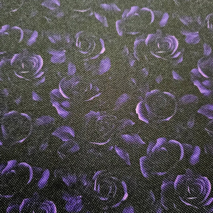 Wasserabweisender Canvas/Oxford Dark Roses | 0,5m