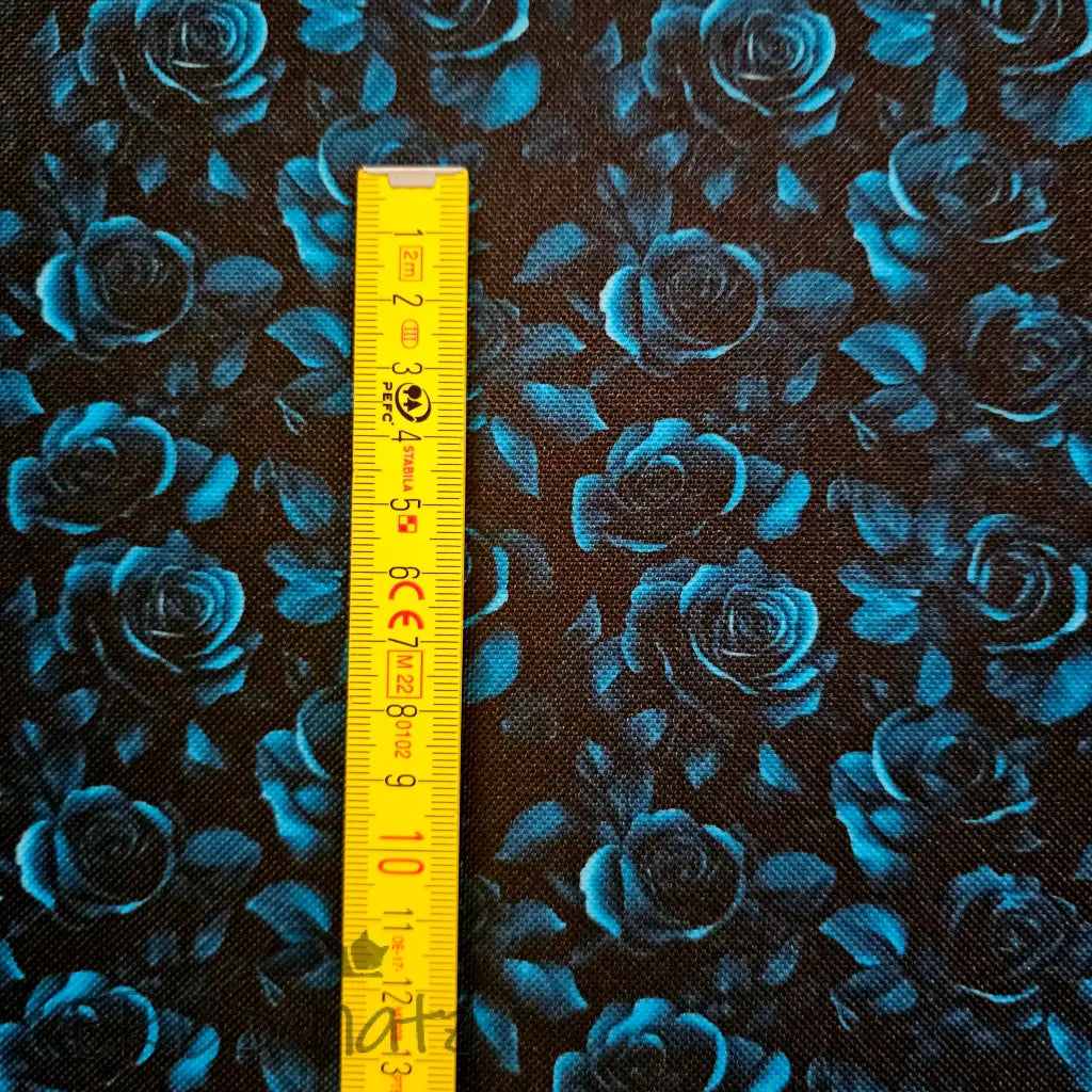 Wasserabweisender Canvas/Oxford Dark Roses | 0,5m