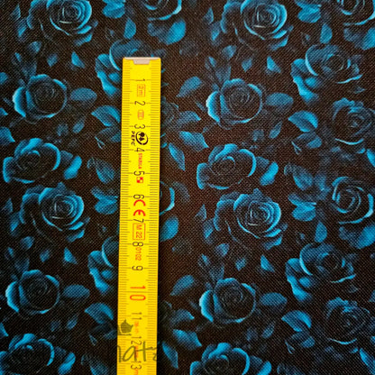 Wasserabweisender Canvas/Oxford Dark Roses | 0,5m