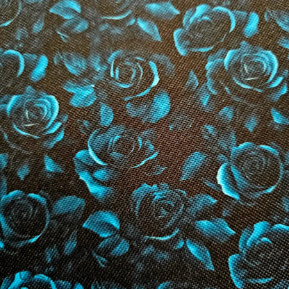 Wasserabweisender Canvas/Oxford Dark Roses | 0,5m