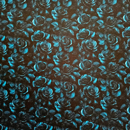 Wasserabweisender Canvas/Oxford Dark Roses | 0,5m