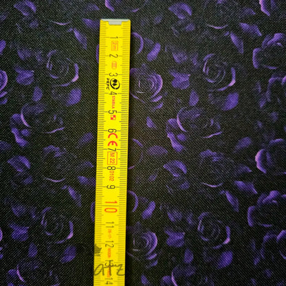 Wasserabweisender Canvas/Oxford Dark Roses | 0,5m