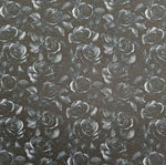 Wasserabweisender Canvas/Oxford Dark Roses | 0,5m