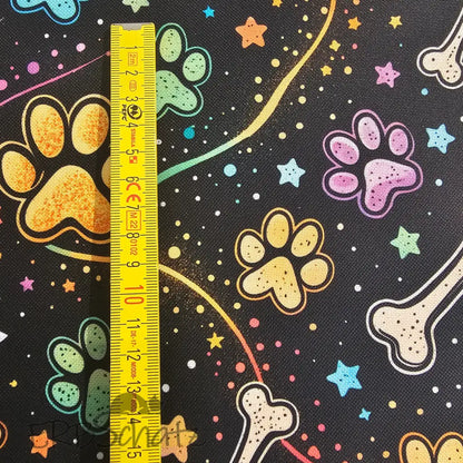 Wasserabweisender Canvas/Oxford | Dog Lover Yellow | 0,5m