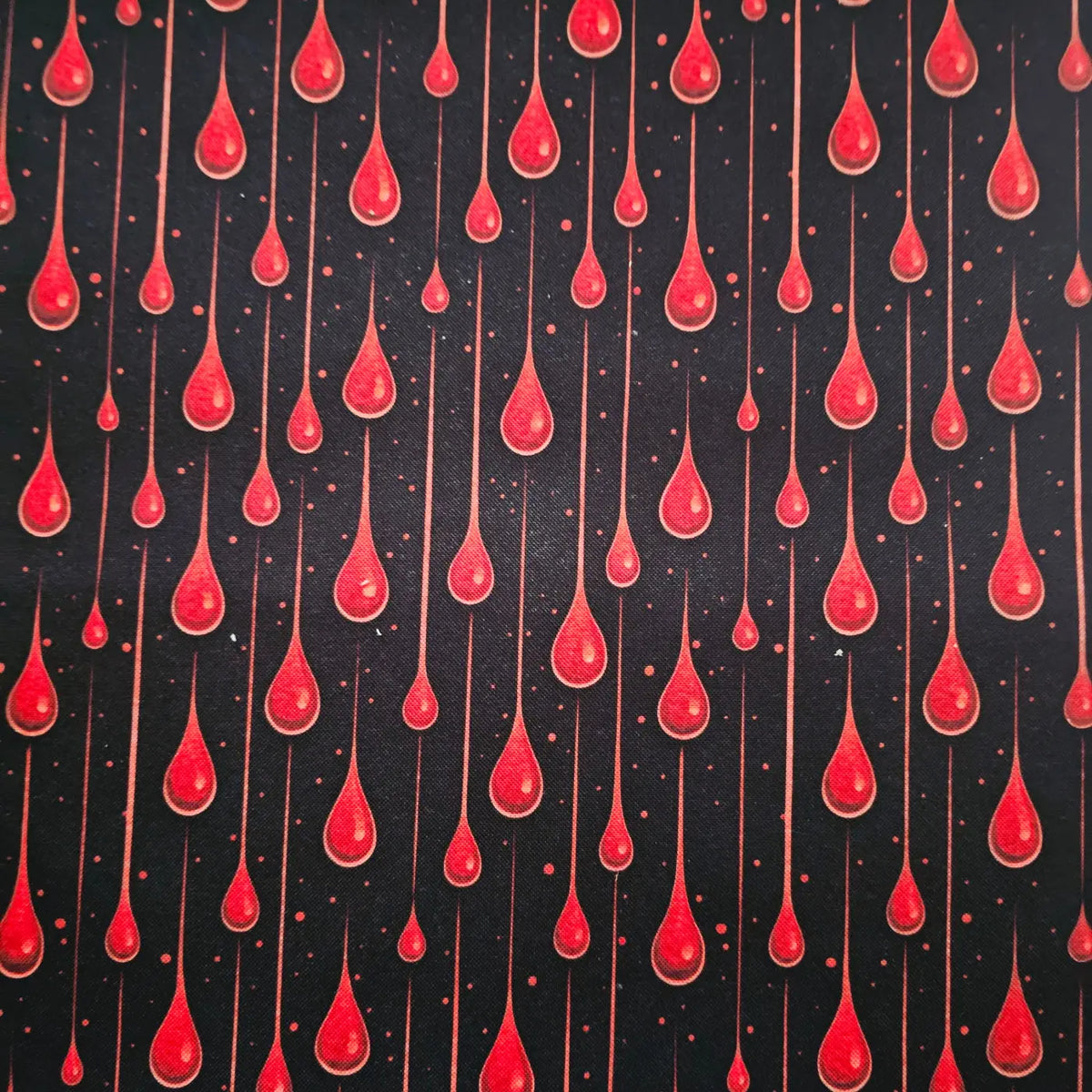 Wasserabweisender Canvas/Oxford | Dripping Blood | 0,5m