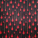 Wasserabweisender Canvas/Oxford | Dripping Blood | 0,5m