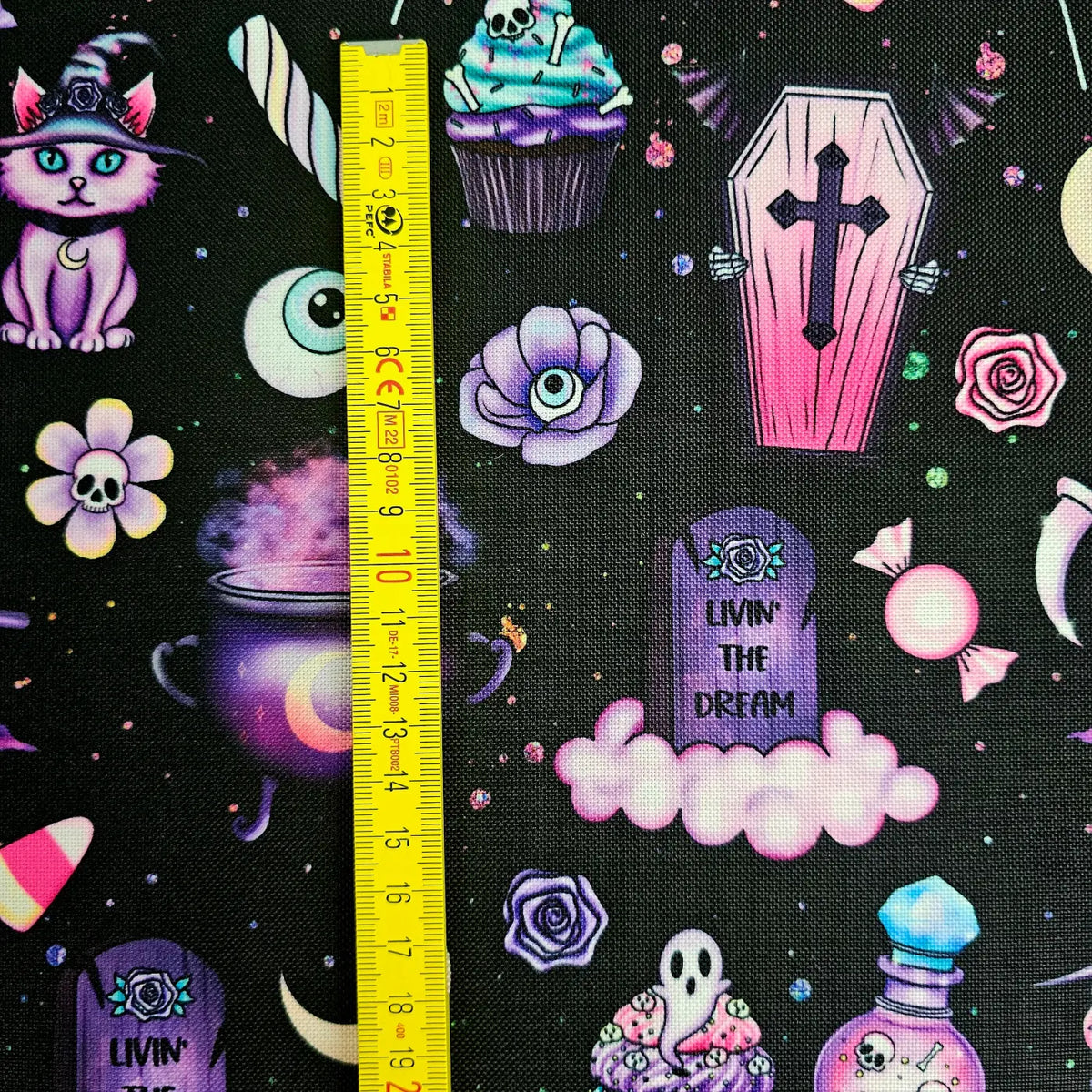 Wasserabweisender Canvas/Oxford Goth & Fun | 0,5m